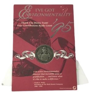 Disney Jiminy Cricket  Medallion Coin  Earth Environment 1995